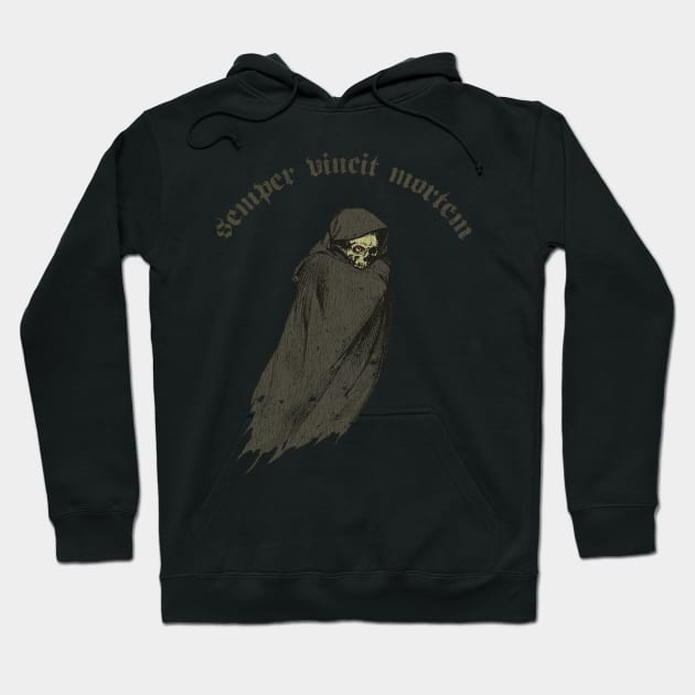 Death Always Wins Vintage Hoodie by JCD666